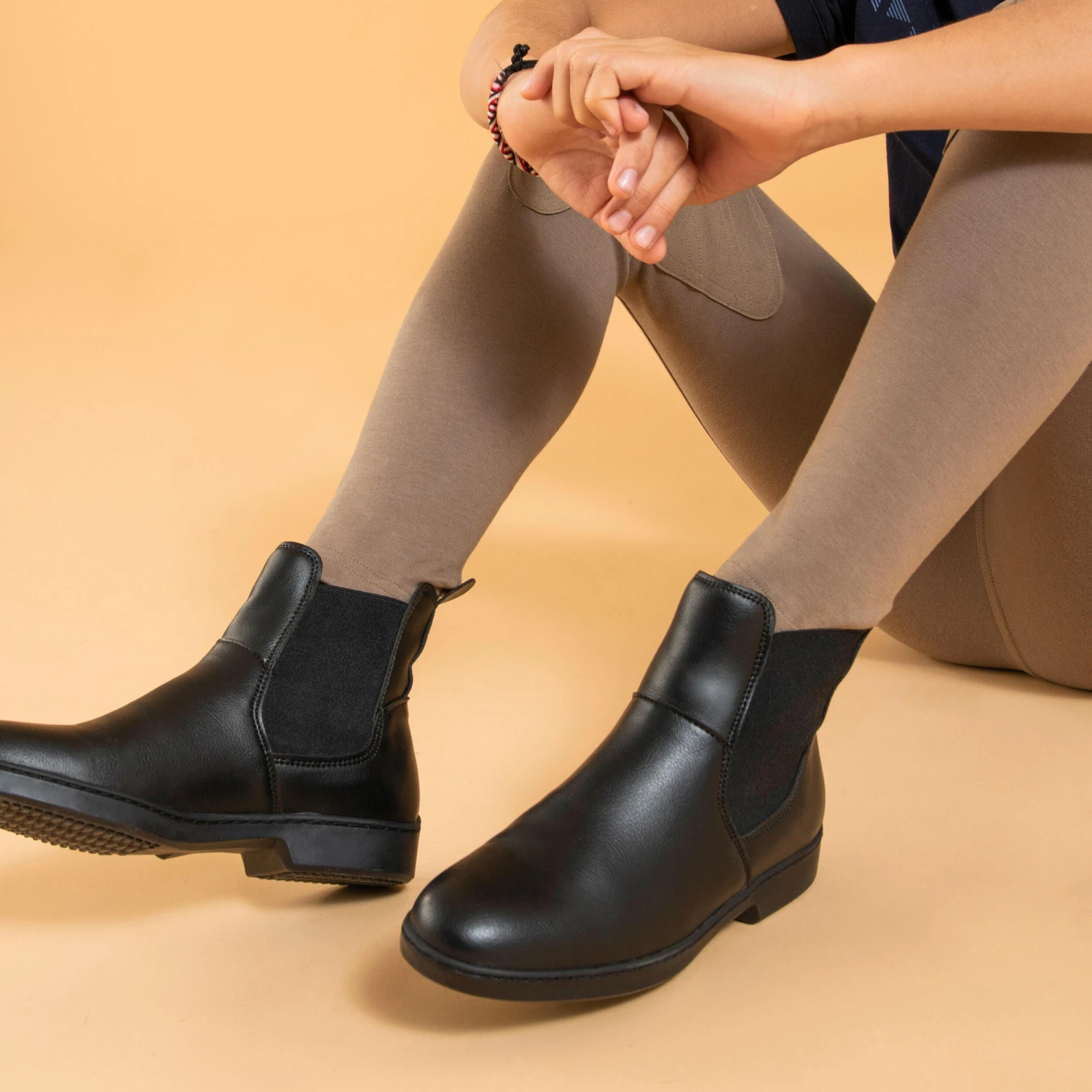 Kids' Horse Riding Suede Patch Jodhpurs 140 6 Kids' Horse Riding Suede Patch Jodhpurs 140 - Image 6