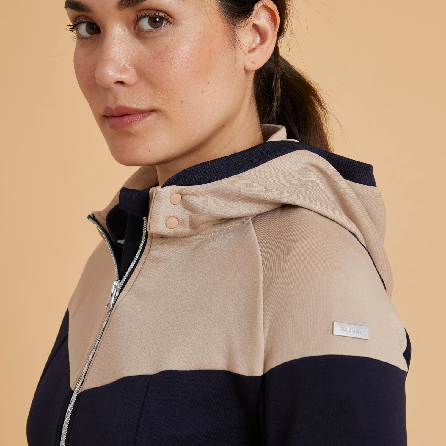 Women's Zipped Horse Riding Sweatshirt 900 7 Women's Zipped Horse Riding Sweatshirt 900 - Image 7