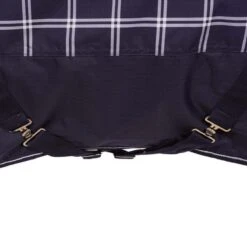 Saxon Defiant StandardNeck Plaid Midweight Horse Turnout Rug (Navy/White) -Pro Rider Shop k0b51d0c1f24a3ee86437087313da523f