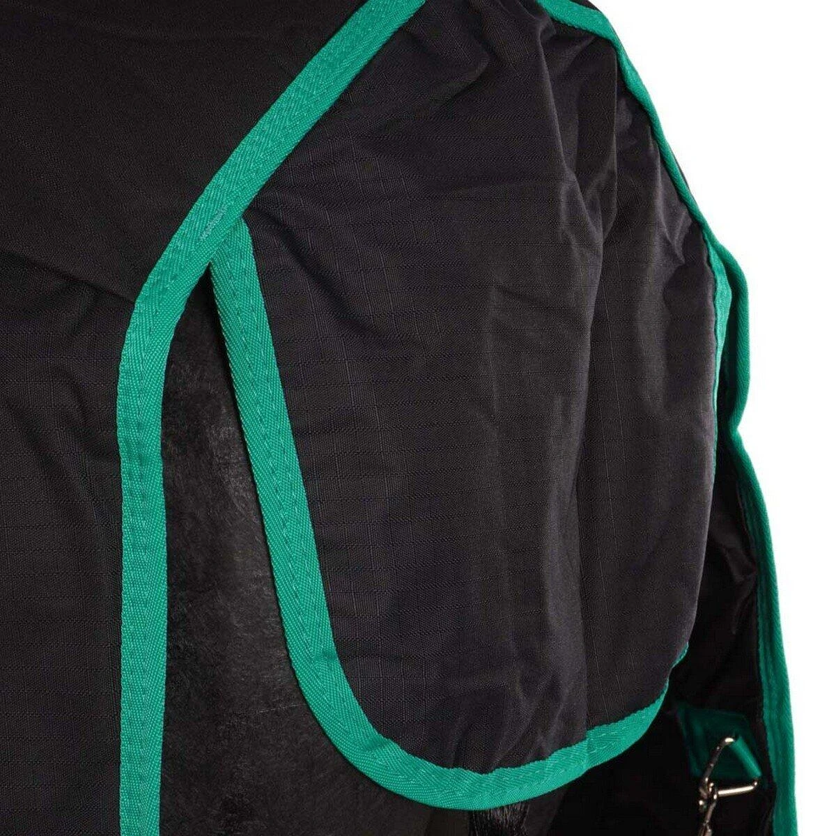 Weatherbeeta Comfitec Classic Standard Neck Medium Turnout Rug (Black/Green) 2 Weatherbeeta Comfitec Classic Standard Neck Medium Turnout Rug (Black/Green) - Image 2