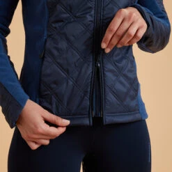 Women's Horse Riding Bi-Material Fleece 500 -Pro Rider Shop k10a4ccc09e523f1efd302b95ec58d01d