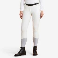 Women's Warm And Water-Repellent Horse Riding Jodhpurs Kipwarm 500