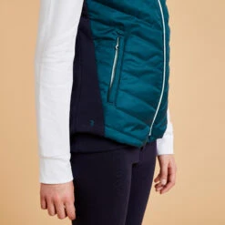 Kids' Sleeveless Horse Riding Padded Jacket 500 -Pro Rider Shop k14f014c4014383d2891783839d59ddea