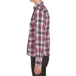 Sentier Women's Long-Sleeved Horse Riding Shirt - Pink And White Checks -Pro Rider Shop k21592df8b3db8e2753f21147c0deaeb4