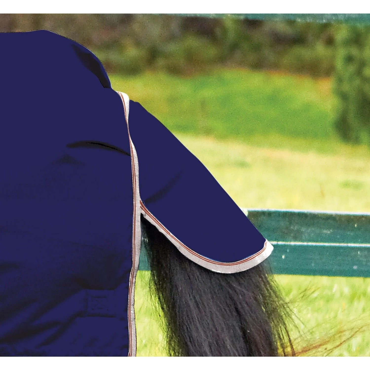 Weatherbeeta Comfitec Essential Combo Neck Horse Turnout Rug (Navy/Silver/Red) 3 Weatherbeeta Comfitec Essential Combo Neck Horse Turnout Rug (Navy/Silver/Red) - Image 3