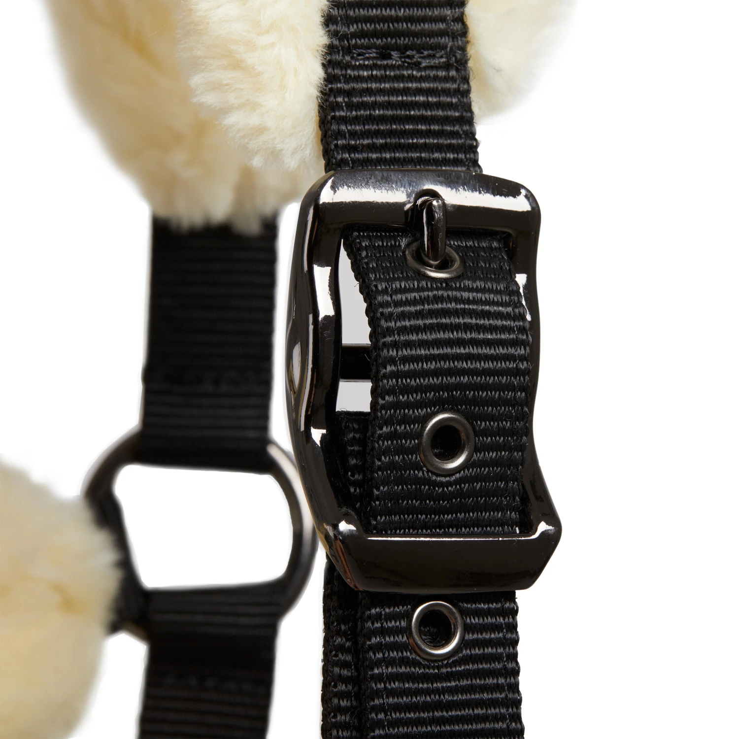 Horse Riding Synthetic Sheepskin Halter For Pony 4 Horse Riding Synthetic Sheepskin Halter For Pony - Image 4
