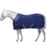 Weatherbeeta Fleece Cooler Standard Neck Turnout Rug (Dark Blue/Grey/White)