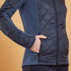Women's Horse Riding Bi-Material Fleece 500 -Pro Rider Shop k2bfc886522ec2616db557ed758b00556