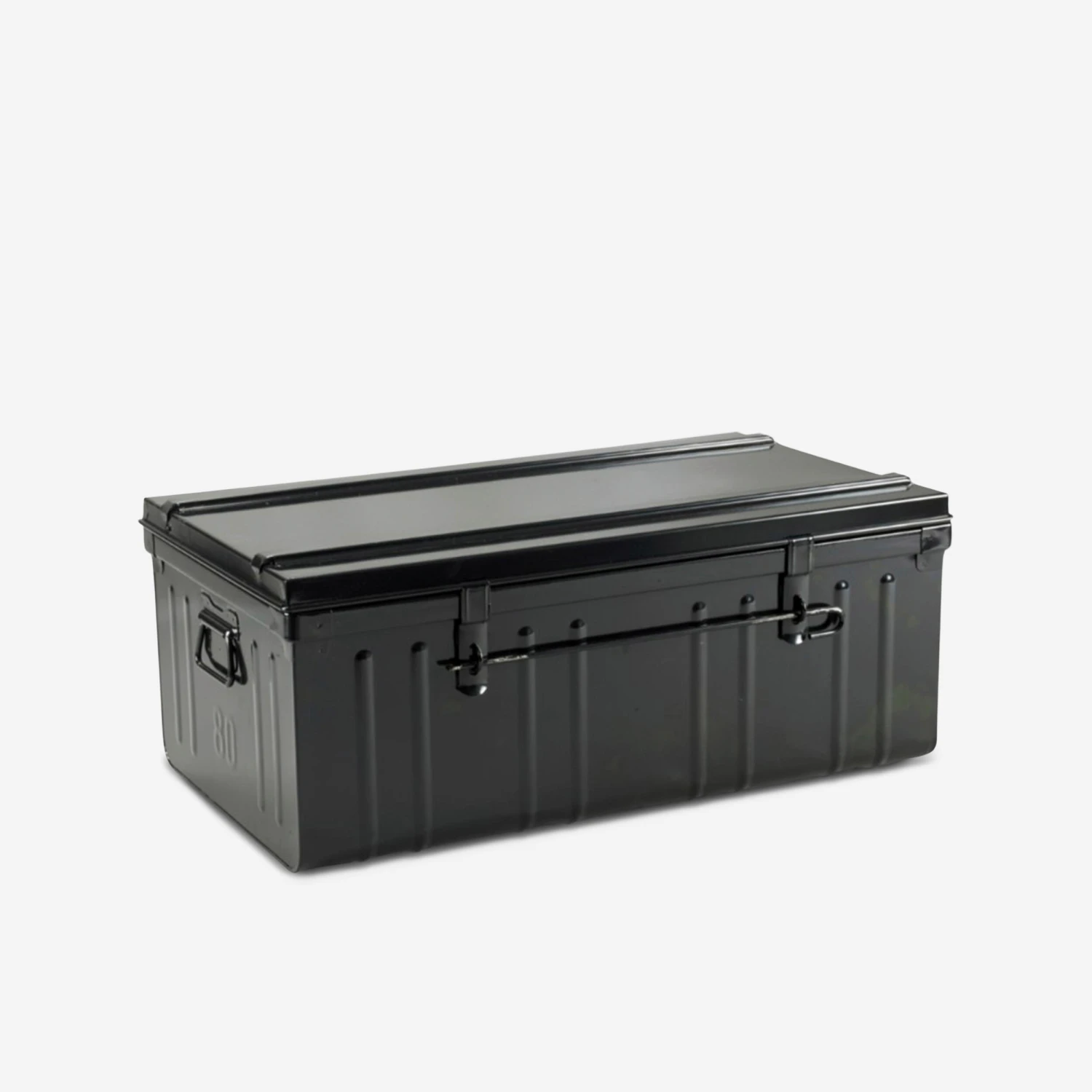 Horse Riding Metal 95L Trunk - Black 1 Horse Riding Metal 95L Trunk - Black