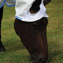 Weatherbeeta Comfitec Sweet Itch Shield Combo Neck Horse Turnout Rug (White/Blue) -Pro Rider Shop k33a2a22275e46b3d07b8103330dda499