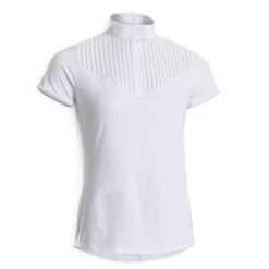 Women's Horse Riding Short-Sleeved Show Polo Shirt 500 -Pro Rider Shop k3b10db19d21126d26b73f9160b6575d6