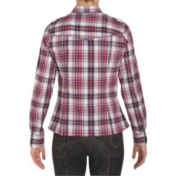 Sentier Women's Long-Sleeved Horse Riding Shirt - Pink And White Checks -Pro Rider Shop k3c4423788349b7bb886d0aaddbf89241