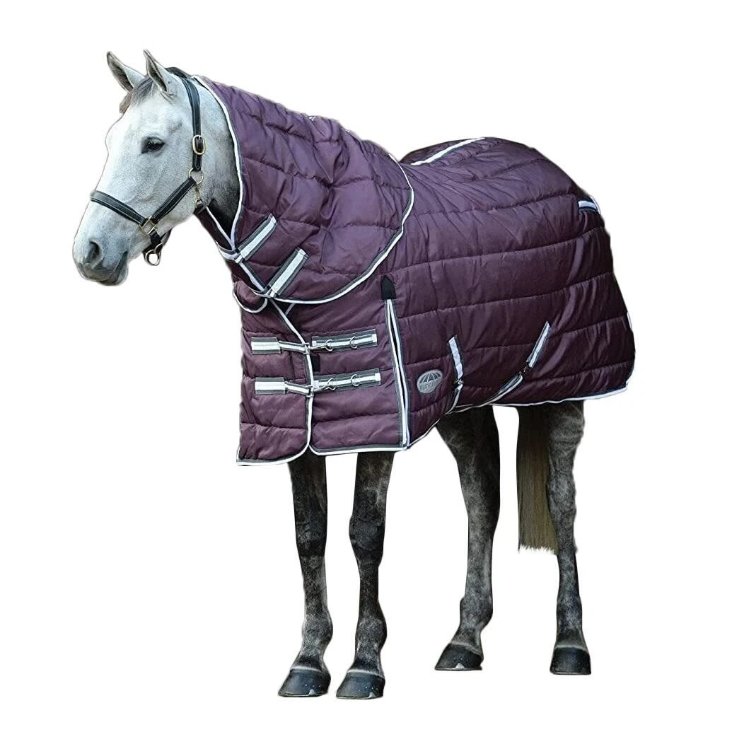 Weatherbeeta Comfitec Plus Dynamic II Horse Stable Rug (Maroon/Grey/White) 1 Weatherbeeta Comfitec Plus Dynamic II Horse Stable Rug (Maroon/Grey/White)