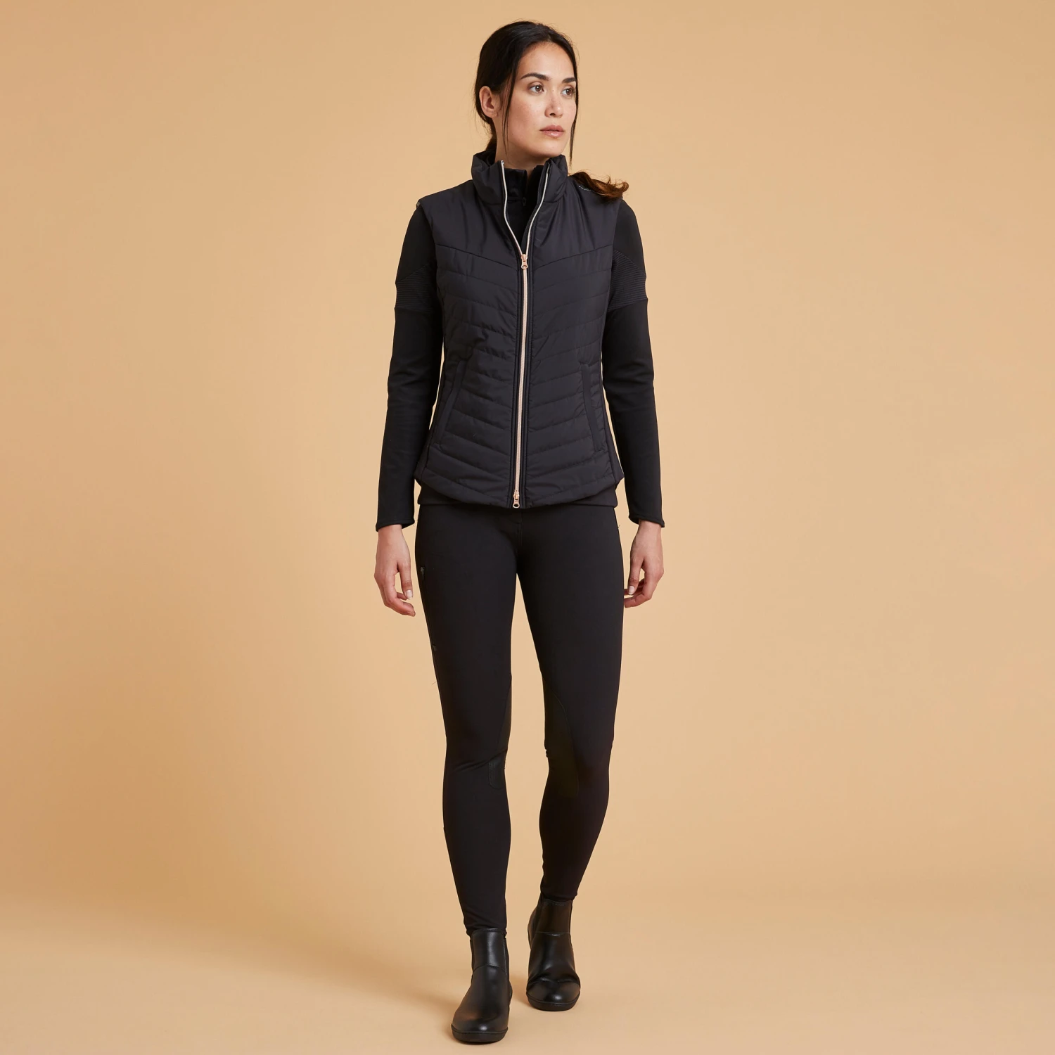 Women's Sleeveless Horse Riding Down Jacket 500 2 Women's Sleeveless Horse Riding Down Jacket 500 - Image 2