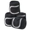 Weatherbeeta Fleece Bling Bandage For Horses (Set Of 4) (Black)