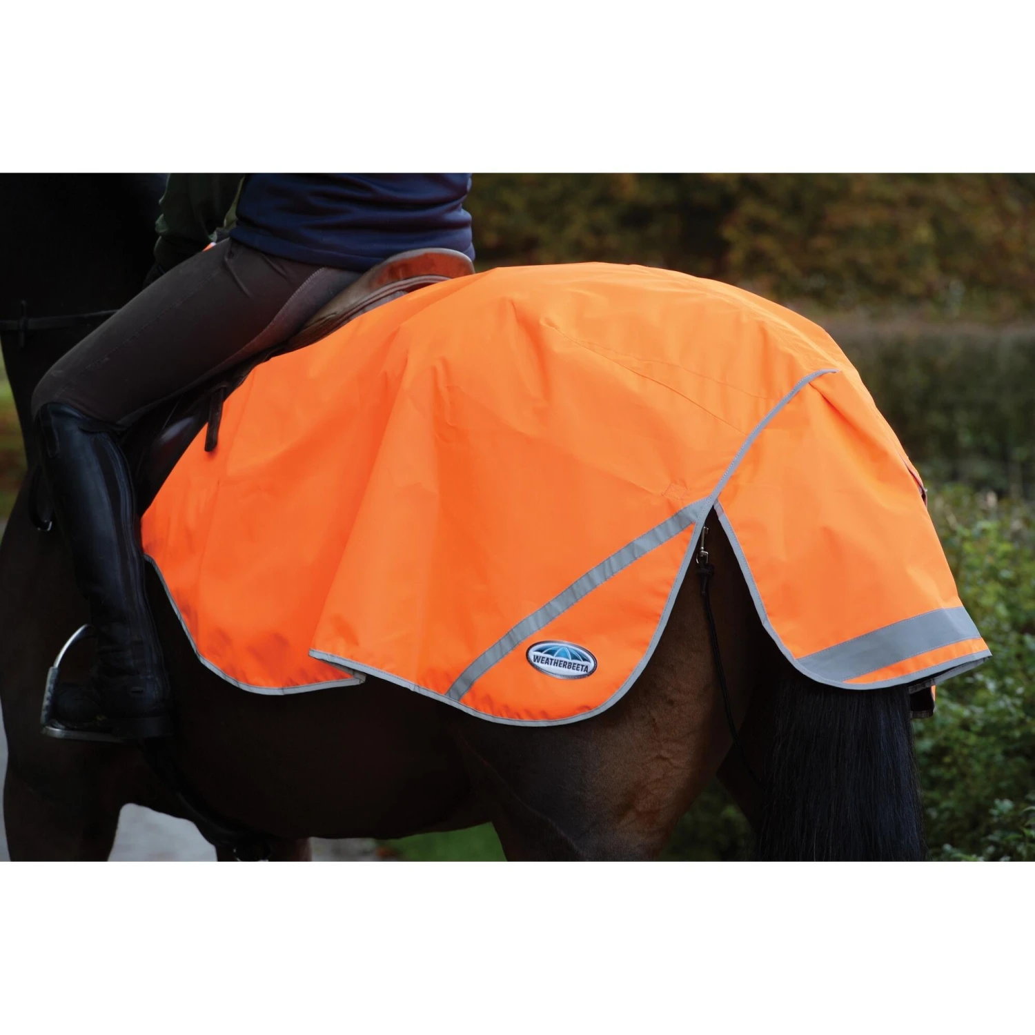 Weatherbeeta 300d Reflective Exercise Sheet (Orange) 1 Weatherbeeta 300d Reflective Exercise Sheet (Orange)
