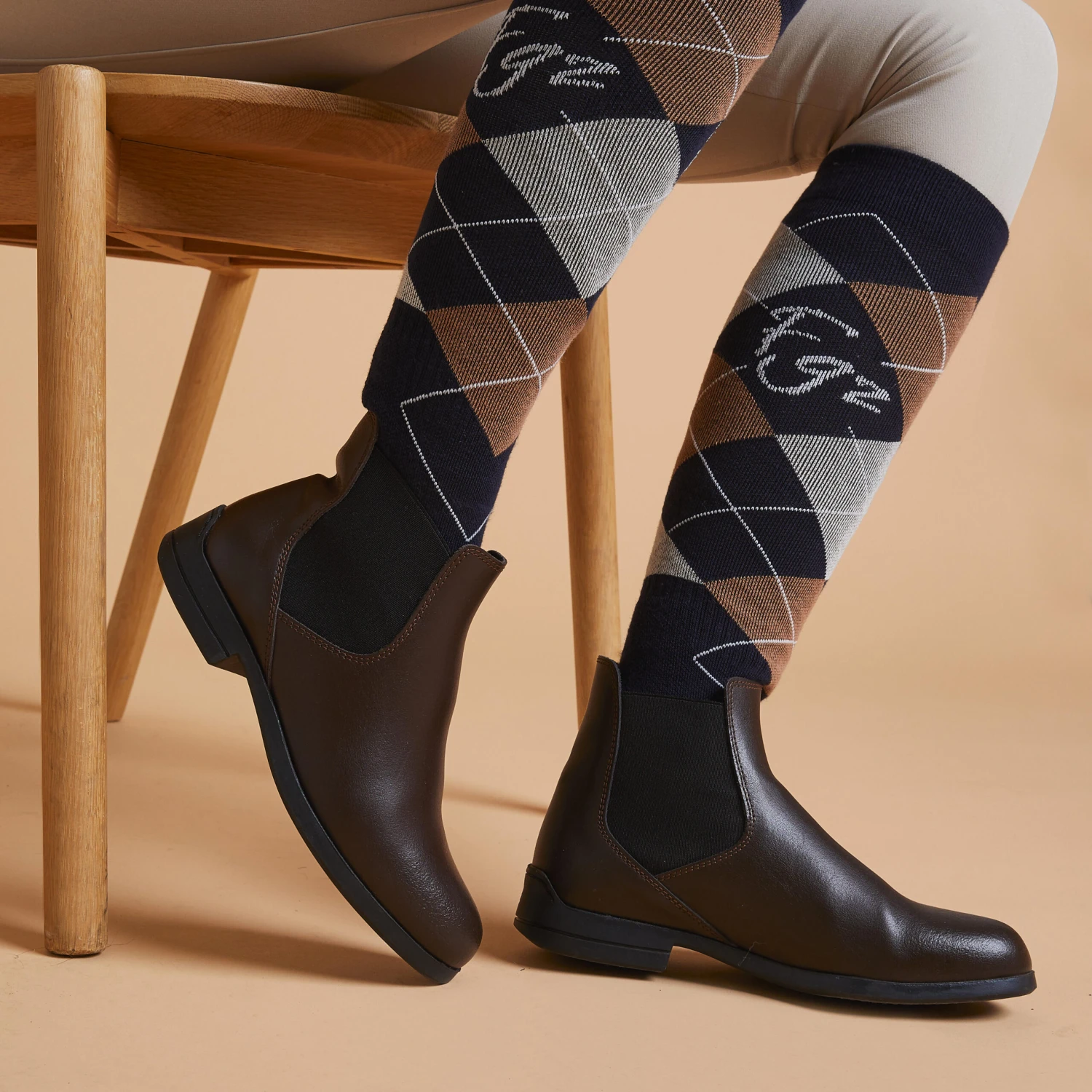 Adult Leather Horse Riding Jodhpur Boots 500 9 Adult Leather Horse Riding Jodhpur Boots 500 - Image 9