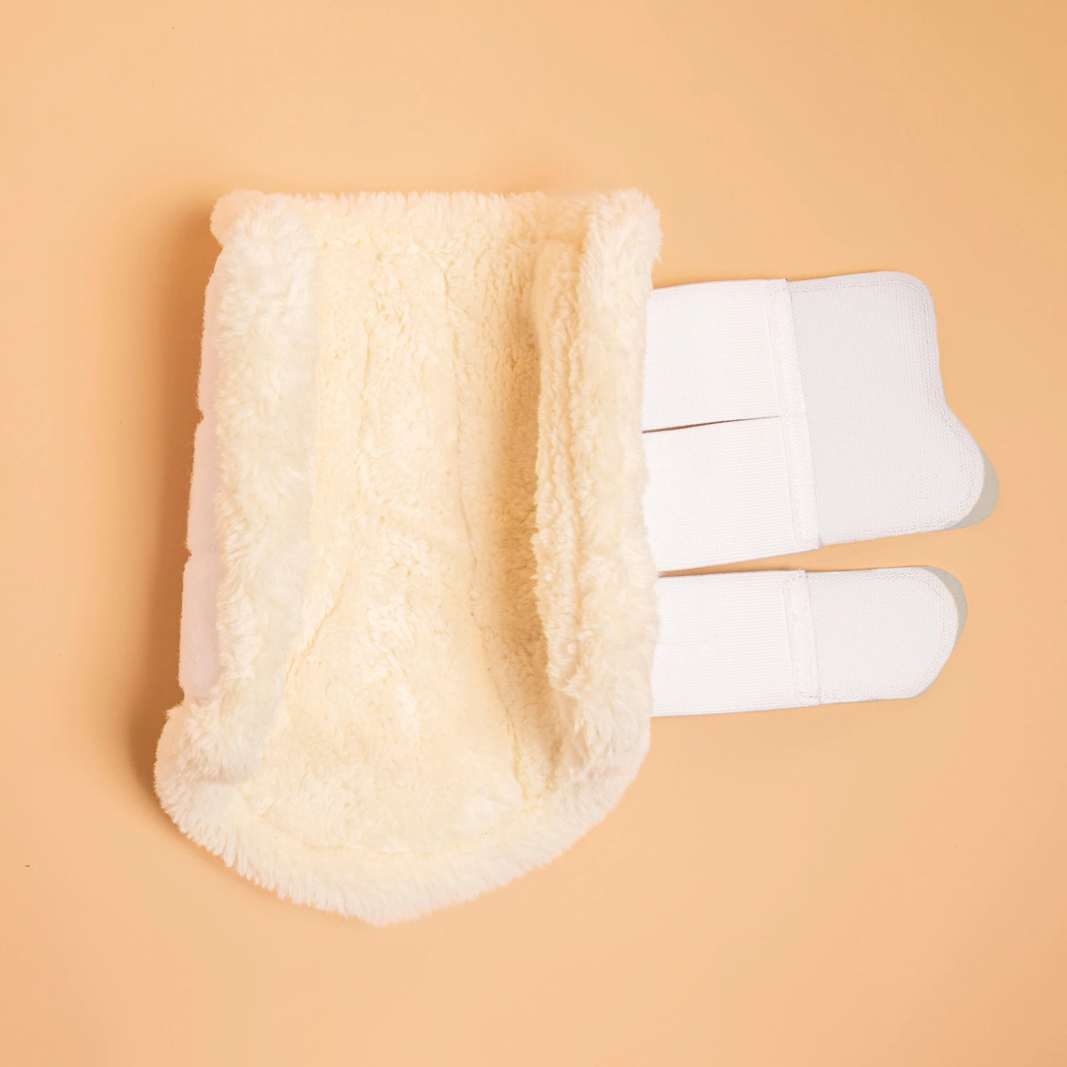 Horse Riding Synthetic Sheepskin Brushing Boots For Horse 500 Twin-Pack 5 Horse Riding Synthetic Sheepskin Brushing Boots For Horse 500 Twin-Pack - Image 5