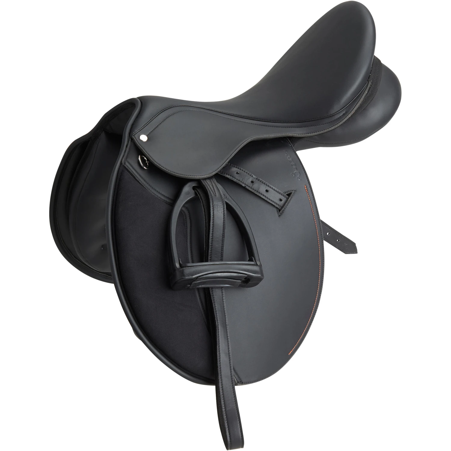 Synthia Horse Riding Synthetic All-Purpose 16"5 Saddle For Horse & Pony - Black 1 Synthia Horse Riding Synthetic All-Purpose 16"5 Saddle For Horse & Pony - Black