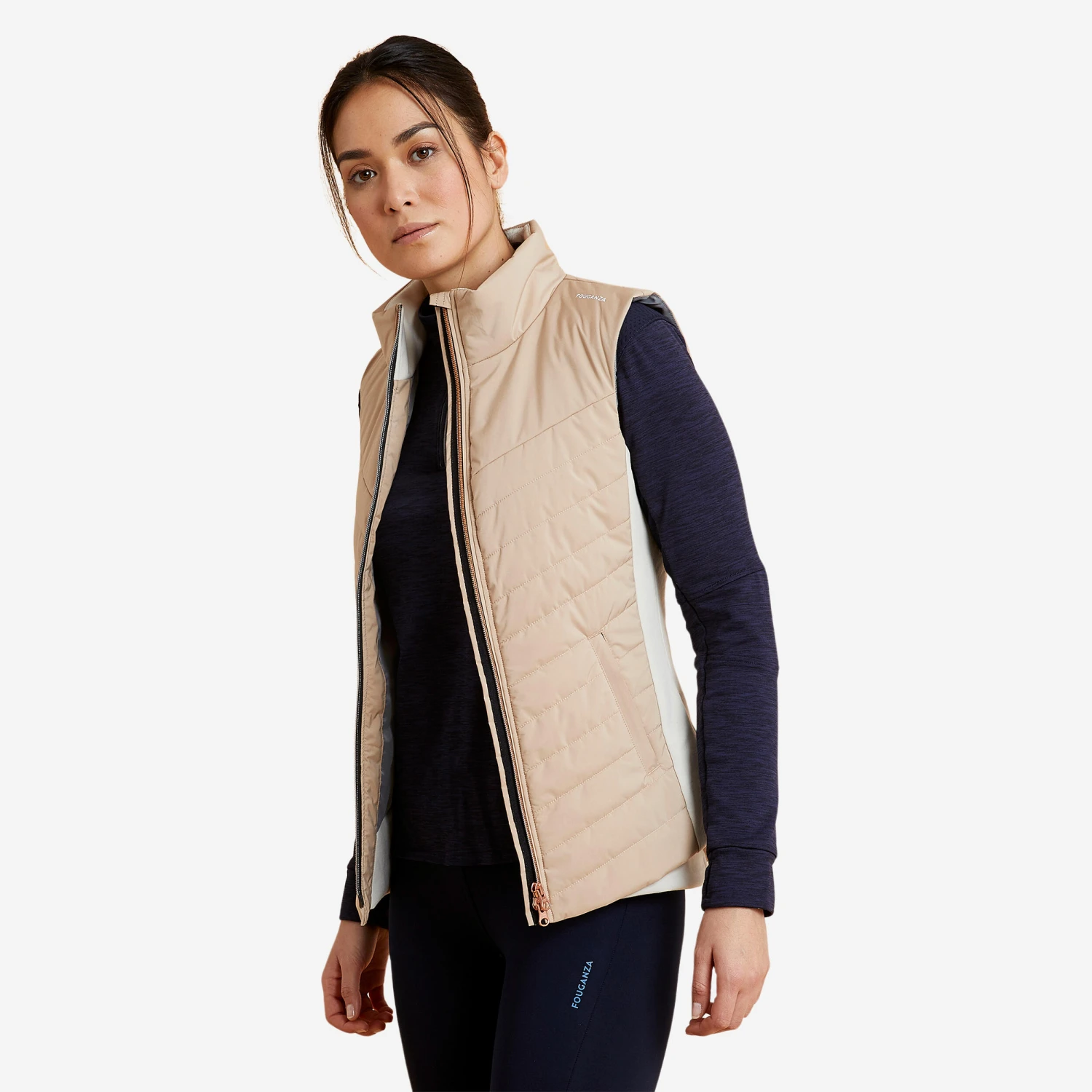 Women's Sleeveless Horse Riding Down Jacket 500 10 Women's Sleeveless Horse Riding Down Jacket 500 - Image 10
