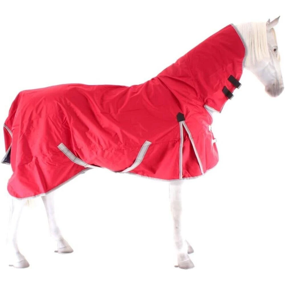 Weatherbeeta Comfitec Classic Combo Neck Horse Turnout Rug (Red/Silver/Navy) 1 Weatherbeeta Comfitec Classic Combo Neck Horse Turnout Rug (Red/Silver/Navy)
