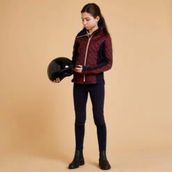 Kids' Horse Riding Bi-Material Warm Fleece 500 -Pro Rider Shop k8221f7ef1cd849736997d93b8e50195b