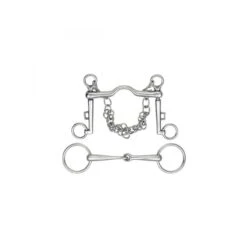 Ported Horse Weymouth Set (Silver)