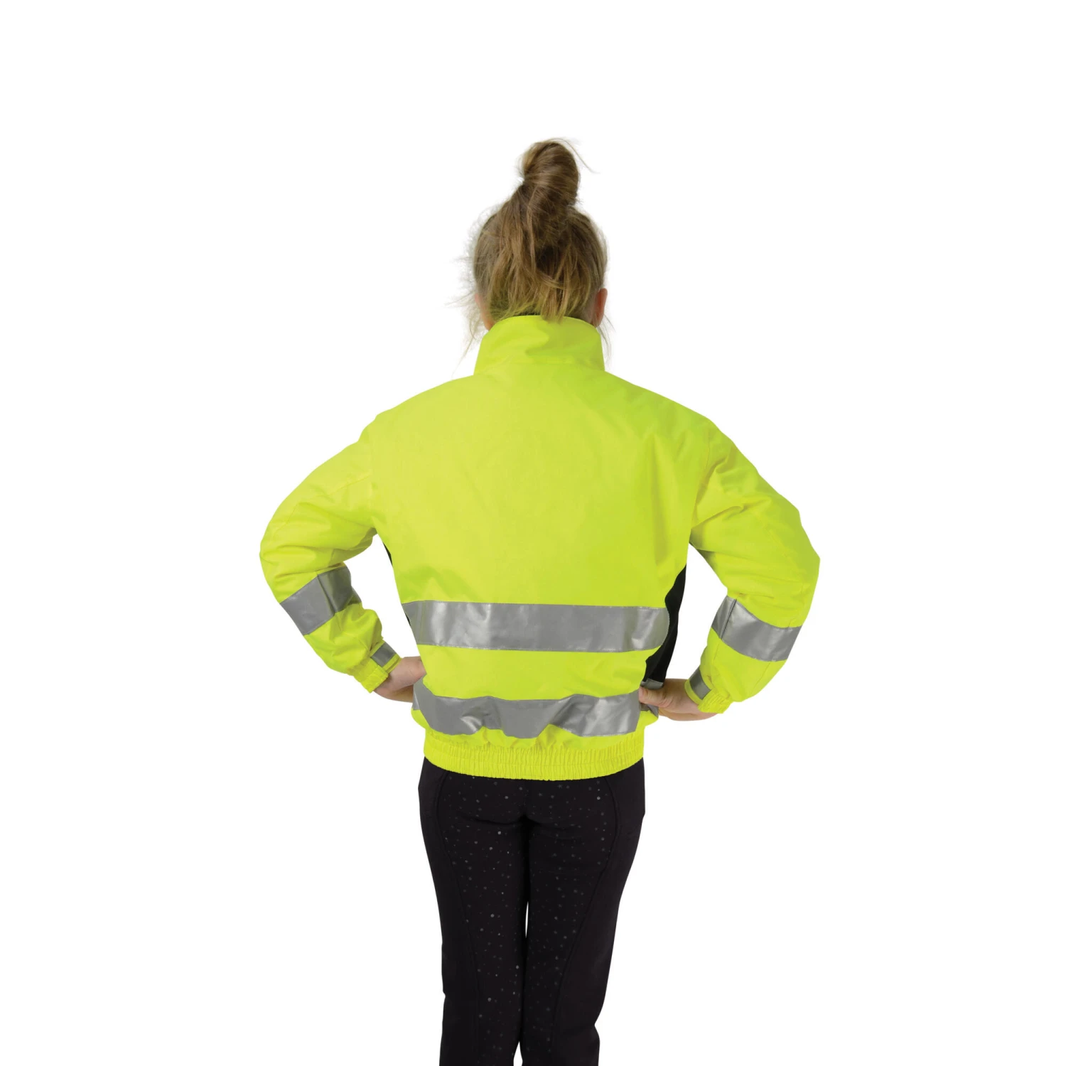 HyVIZ Waterproof Kids Jacket Yellow 2 HyVIZ Waterproof Kids Jacket Yellow - Image 2