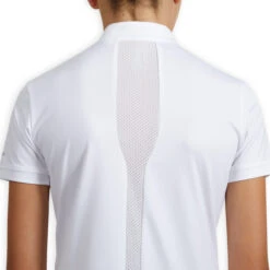 Girls' Short-Sleeved Horse Riding Show Polo Shirt 500 -Pro Rider Shop k8c78599489ab23e969c552845ee72012