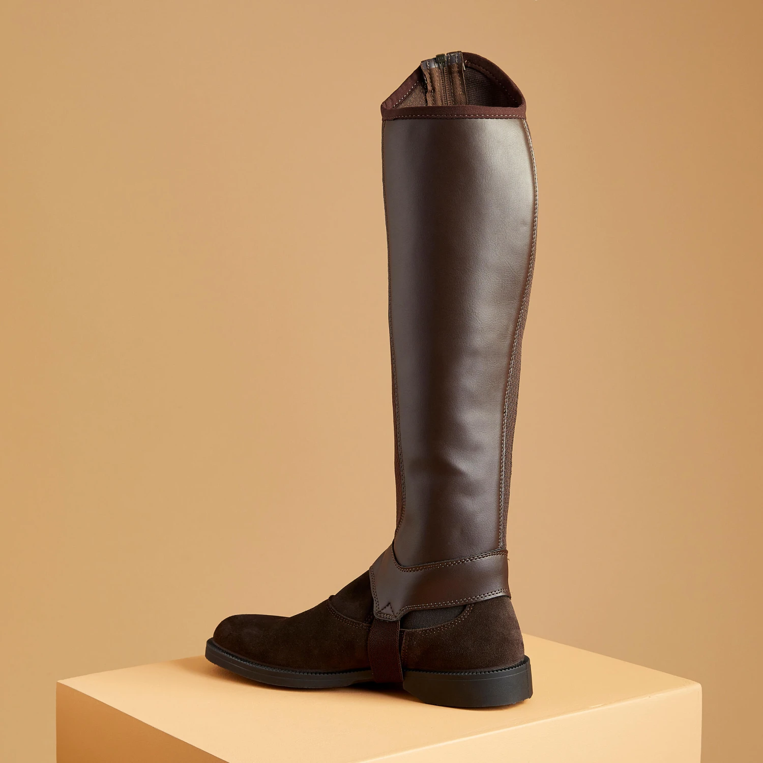 100 Mesh Adult Horse Riding Half-Chaps 2 100 Mesh Adult Horse Riding Half-Chaps - Image 2