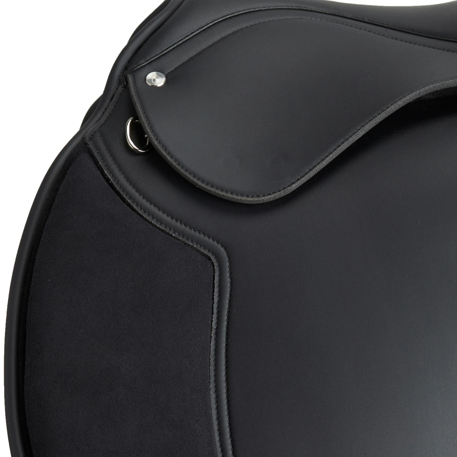 Synthia Horse Riding Synthetic All-Purpose 16"5 Saddle For Horse & Pony - Black 8 Synthia Horse Riding Synthetic All-Purpose 16"5 Saddle For Horse & Pony - Black - Image 8