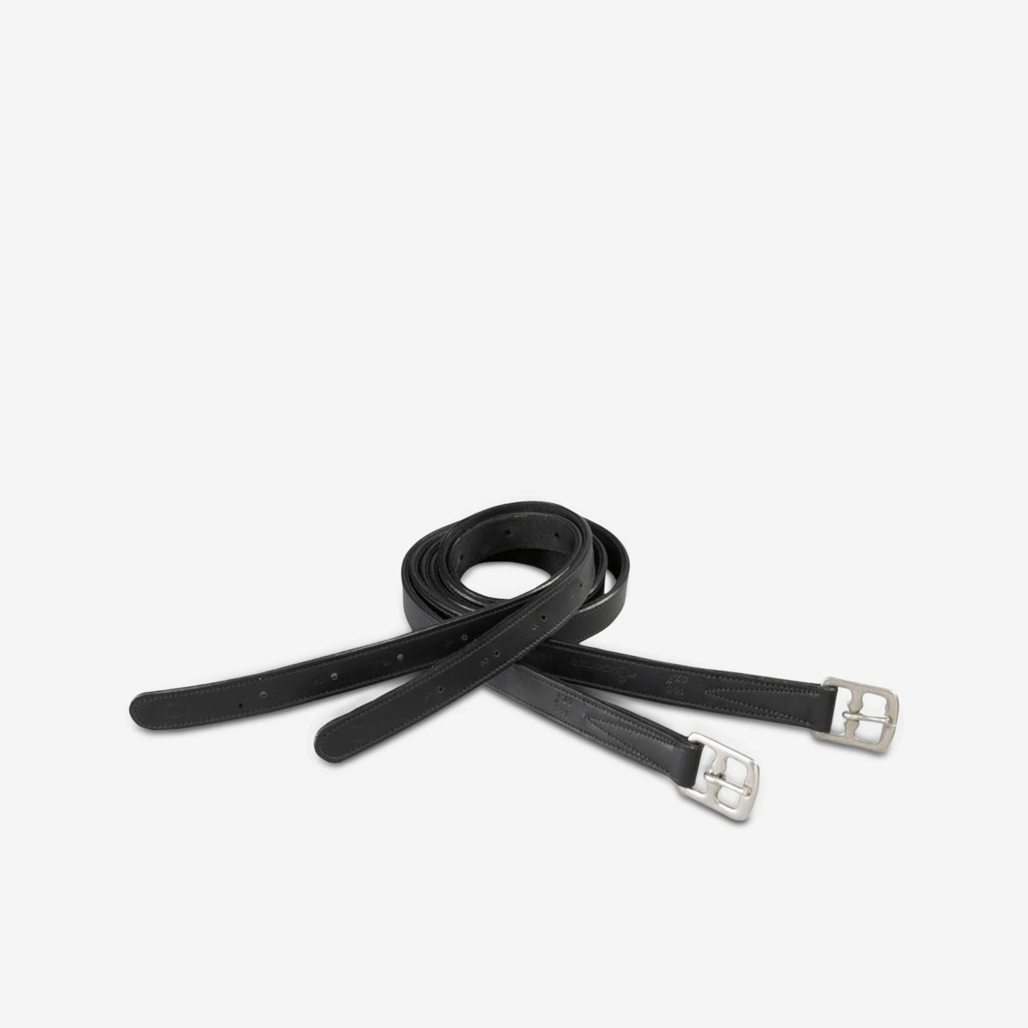 Adult/Kids' Horse Riding Stirrup Leathers Schooling - Brown 2 Adult/Kids' Horse Riding Stirrup Leathers Schooling - Brown - Image 2