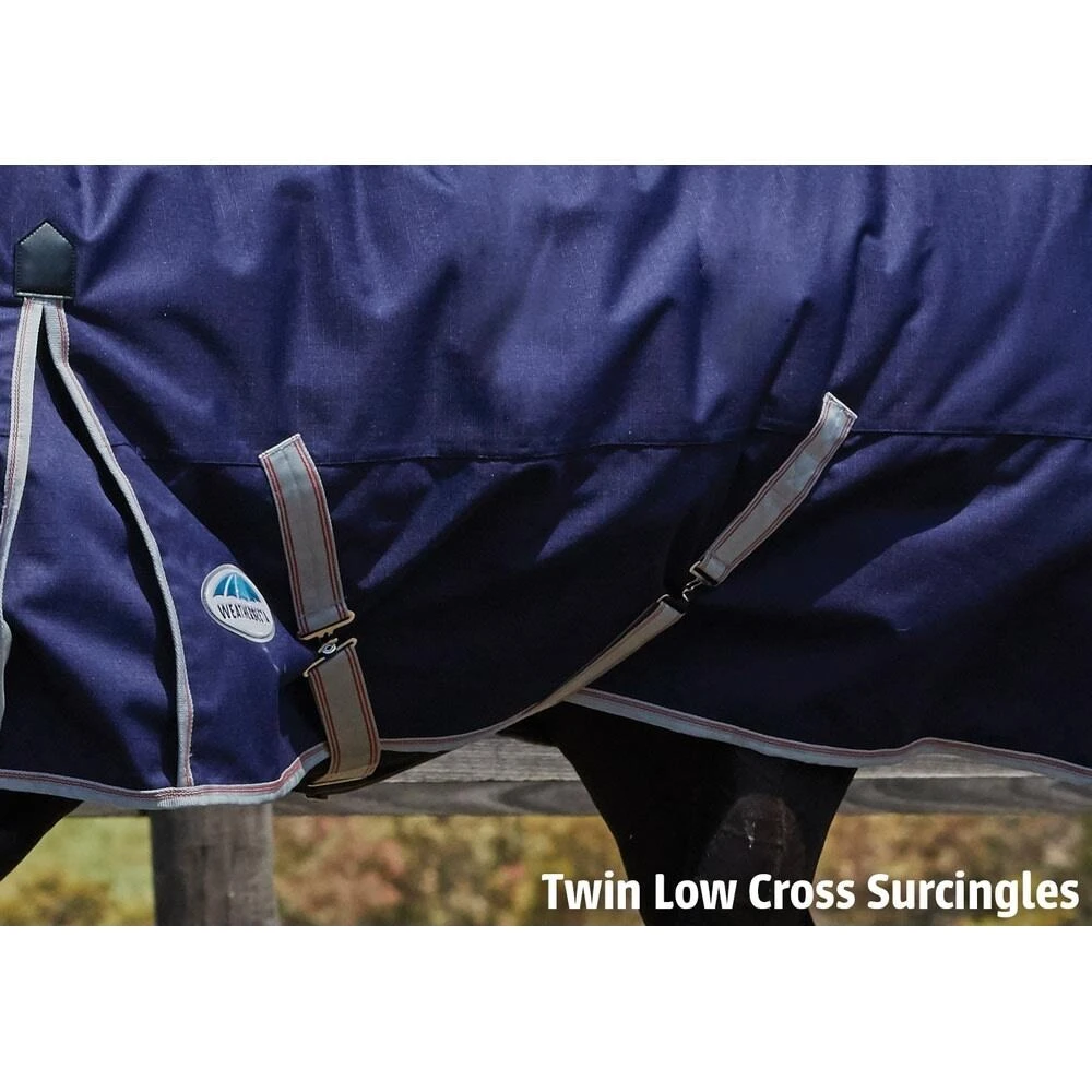 Weatherbeeta Comfitec Lite Plus Essential Standard Neck Turnout Rug (Navy/Silver/Red) 4 Weatherbeeta Comfitec Lite Plus Essential Standard Neck Turnout Rug (Navy/Silver/Red) - Image 4