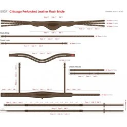 Chicago Breathable Leather Bridle -Pro Rider Shop k9c0da4528877cdf9e8423d45618bef1e