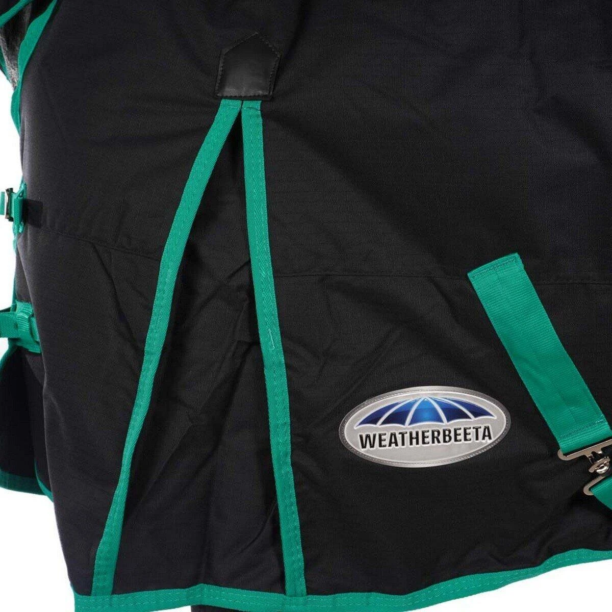 Weatherbeeta Comfitec Classic Standard Neck Medium Turnout Rug (Black/Green) 4 Weatherbeeta Comfitec Classic Standard Neck Medium Turnout Rug (Black/Green) - Image 4