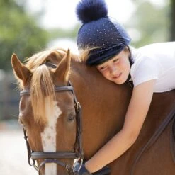 Velvet Sparkle Hat Cover (Black) -Pro Rider Shop k9dc6c9a475b9cd264cbf0694ebdafdc3