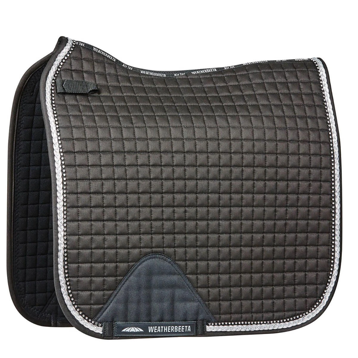 Weatherbeeta Prime Bling Dressage Saddle Pad For Horses (Black) 1 Weatherbeeta Prime Bling Dressage Saddle Pad For Horses (Black)