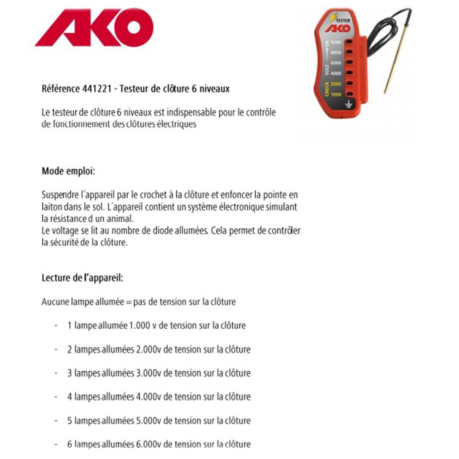 Horse Riding 10kV Fence Tester 2 Horse Riding 10kV Fence Tester - Image 2