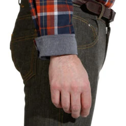 Sentier Long-Sleeved Horse Riding Shirt - Navy And Red Checks -Pro Rider Shop ka69924b80907525f9e4c8b4b94235fc6