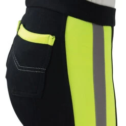HyVIZ Reflector Ladies Riding Jodhpurs Yellow Black -Pro Rider Shop kabd70fb92b9bb0cee83f5a8ff0e04f4d