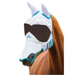 Ultra Pro Sun Shade Horse Fly Mask (White)