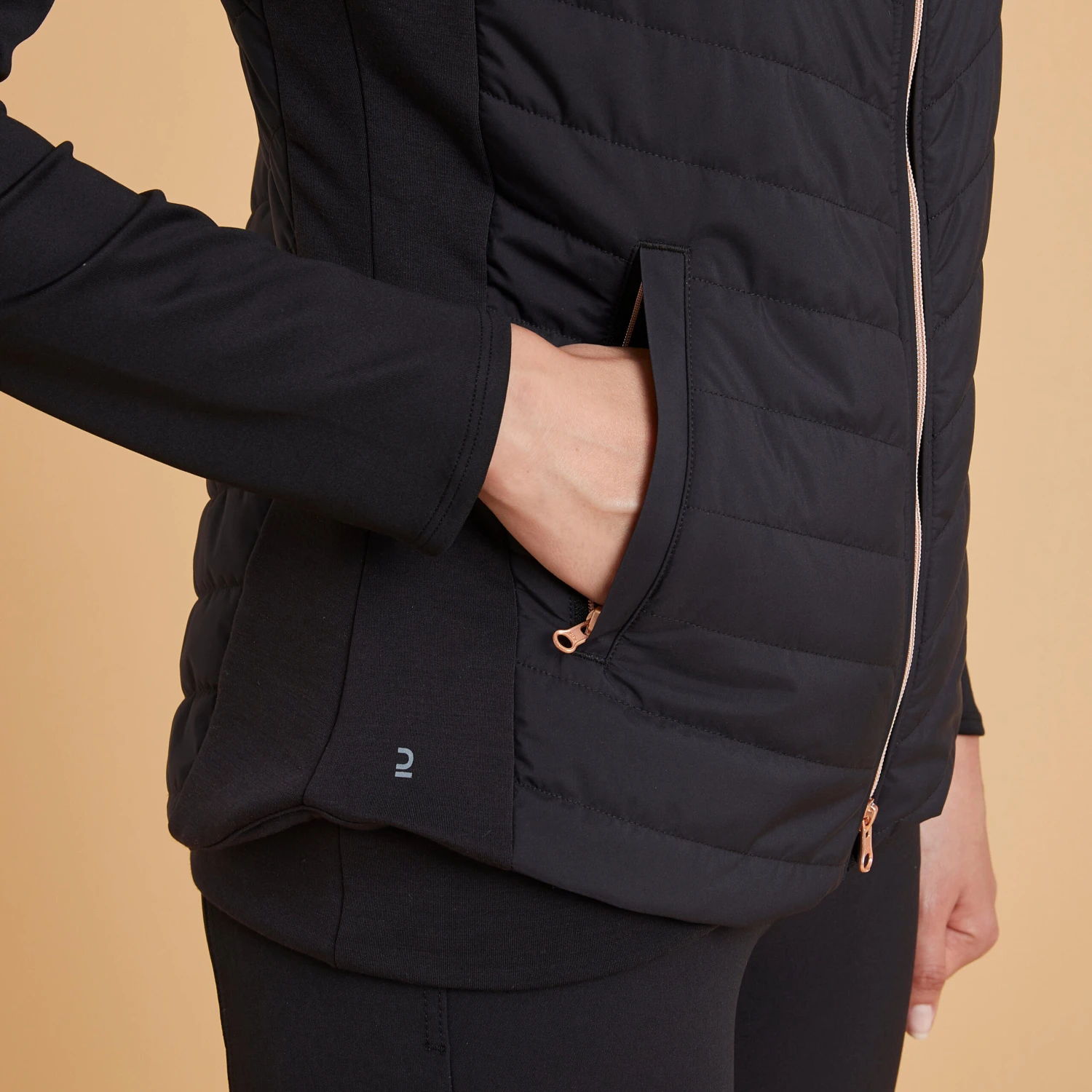 Women's Sleeveless Horse Riding Down Jacket 500 4 Women's Sleeveless Horse Riding Down Jacket 500 - Image 4