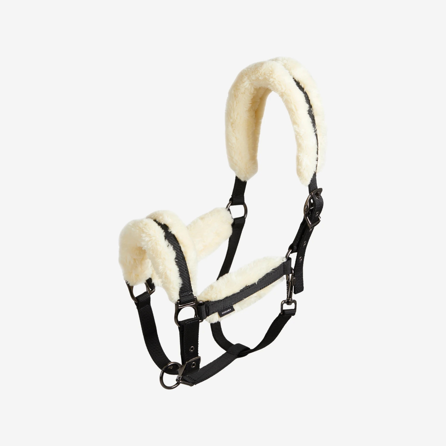 Horse Riding Synthetic Sheepskin Halter For Pony 1 Horse Riding Synthetic Sheepskin Halter For Pony