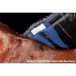 Weatherbeeta Comfitec Medium Ultra Cozi Detachaneck Turnout Rug (Charcoal/Blue/White) 6 Weatherbeeta Comfitec Medium Ultra Cozi Detachaneck Turnout Rug (Charcoal/Blue/White) -Pro Rider Shop kc7320648f89729c0cc579ac8446ae9c4