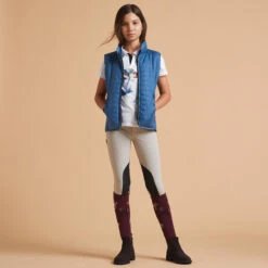 Kids' Horse Riding Sleeveless Padded Gilet 100 -Pro Rider Shop kc901c17fdf6c6e75c56c618c3cc8b3c6