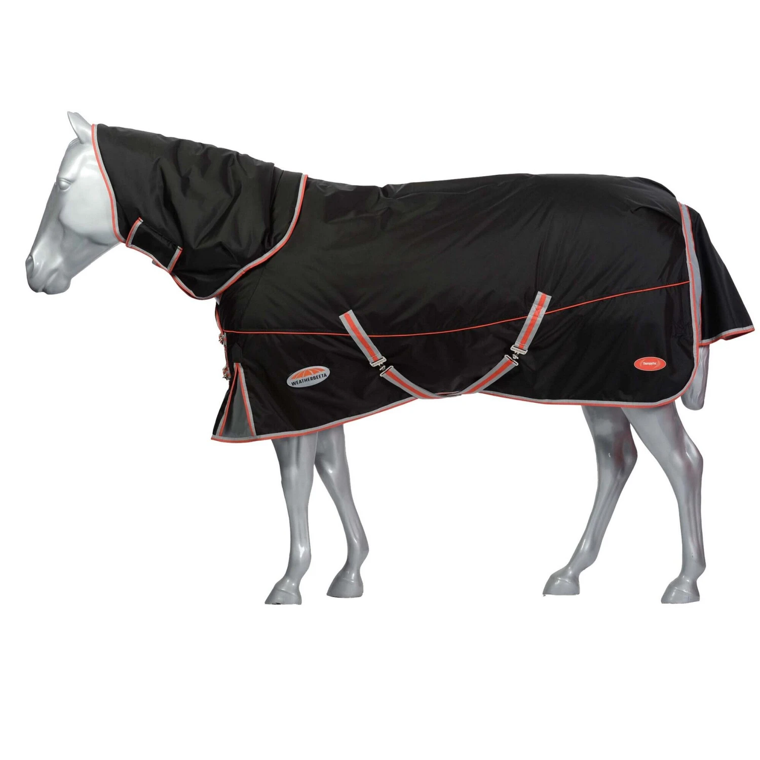 Weatherbeeta Comfitec Premier Therapy Tec Detachable Neck Horse Turnout Rug 1 Weatherbeeta Comfitec Premier Therapy Tec Detachable Neck Horse Turnout Rug
