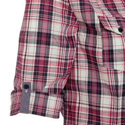 Sentier Women's Long-Sleeved Horse Riding Shirt - Pink And White Checks -Pro Rider Shop kd53272a28eac62220ce7c945293ac468