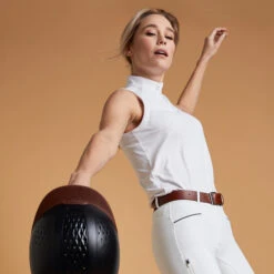 Women's Horse Riding Sleeveless Show Shirt 500 -Pro Rider Shop kda826d0cbf79337cfbf06a68bd6d3b00