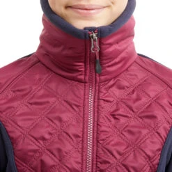 Kids' Horse Riding Bi-Material Warm Fleece 500 -Pro Rider Shop ke2956f99383c0dcf4d8490cc700156ee