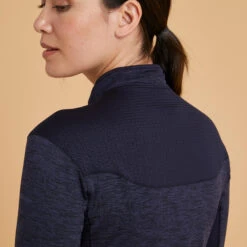 Women's Long-Sleeved Horse Riding Warm Polo Shirt 500 -Pro Rider Shop ke59def31f128d11d13741a0a8890818b